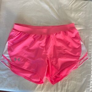 Under Armour Women's Fly-by 3" Shorts Hot Pink Sz M